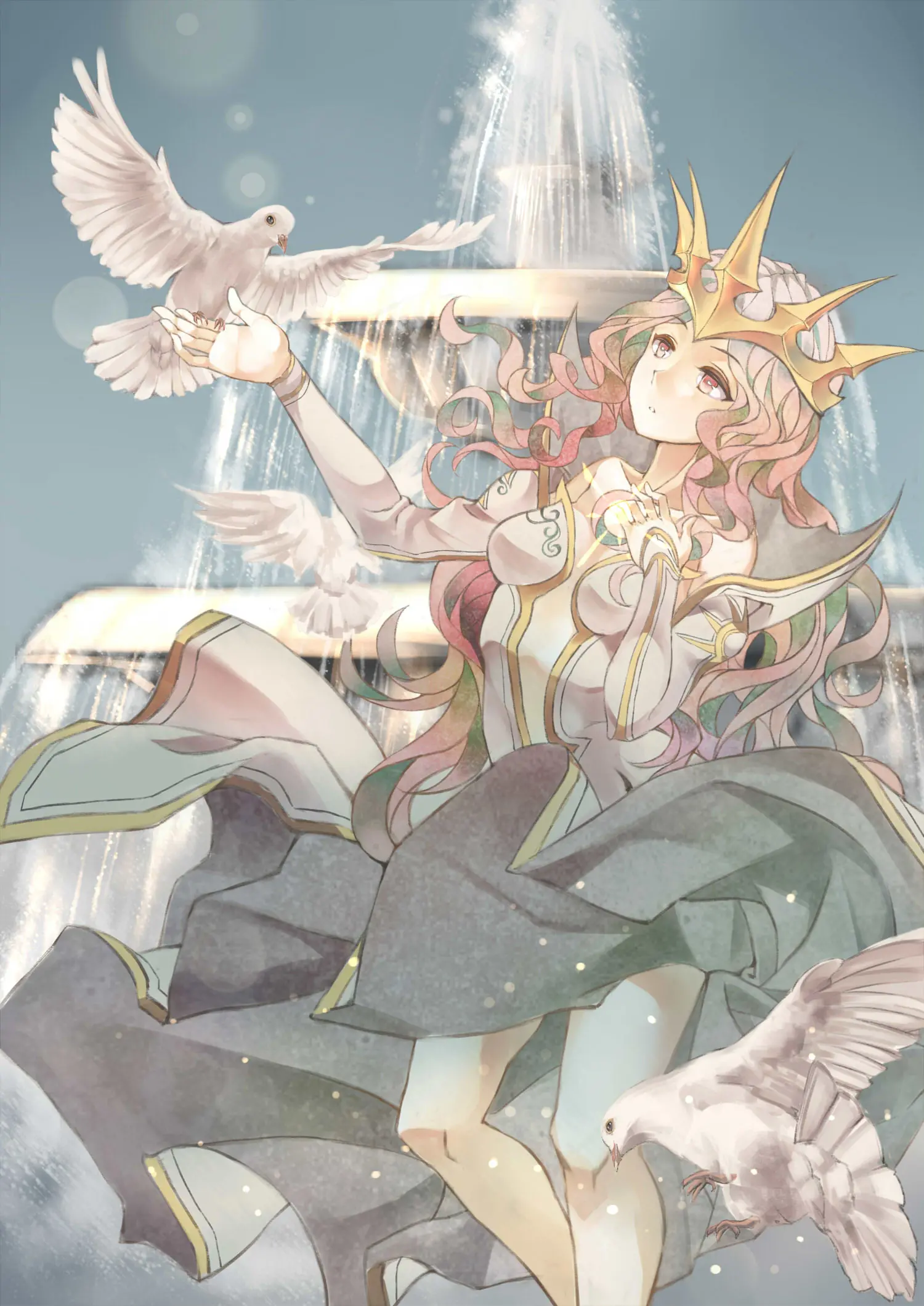 カードキャプターさくら、木之本桜が魔法少女の衣装を着てポーズをとっている画像